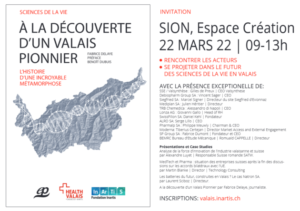 Health Valais - journée des Sciences de la vie en Valais @ Espace Création